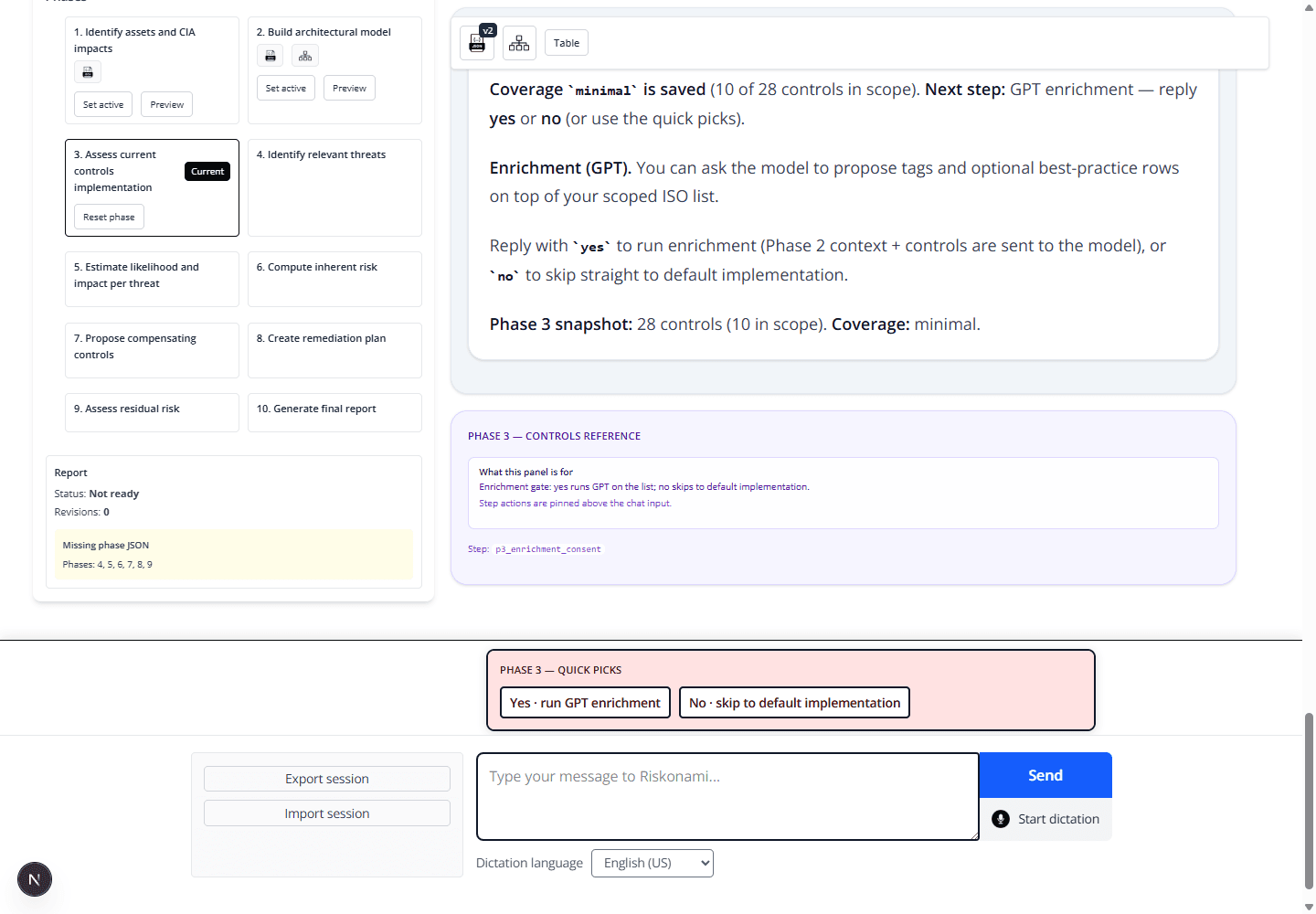 Enrich control selection with GPT